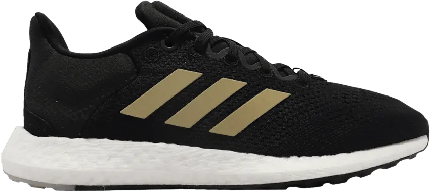  Adidas Wmns PureBoost 21 &#039;Black Gold Metallic&#039;