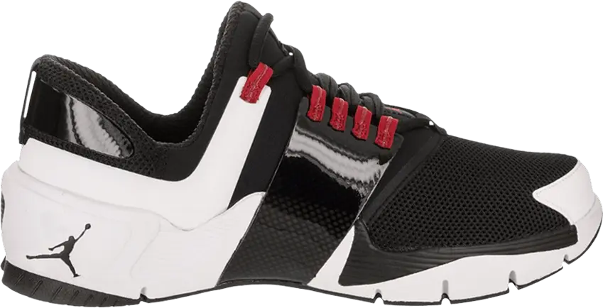 Jordan Alpha Trunner Black White Gym Red