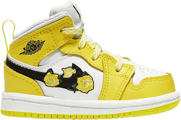  Air Jordan 1 Mid SE TD &#039;Rose Patch - Dynamic Yellow&#039;