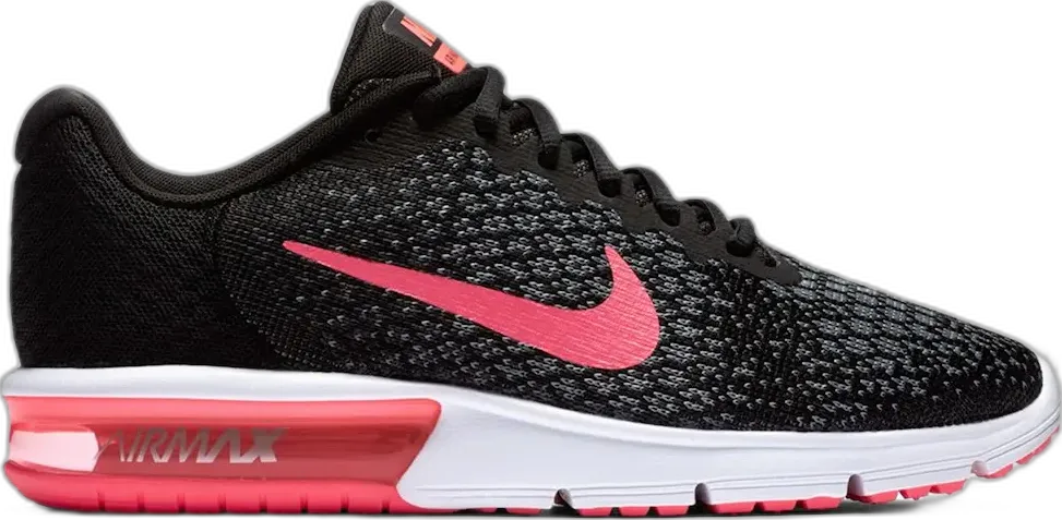 Nike Air Max Sequent 2 Black Vivid Pink (Women&#039;s)