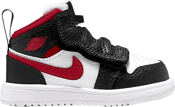  Jordan 1 Mid White Gym Red Black (TD)