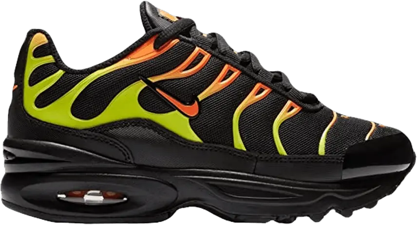  Nike Air Max Plus PS &#039;Black Volt Total Orange&#039;