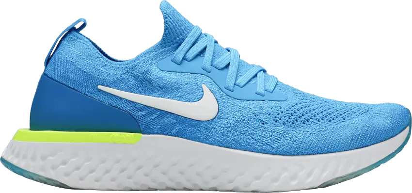  Nike Epic React Flyknit GS &#039;Blue Glow&#039;