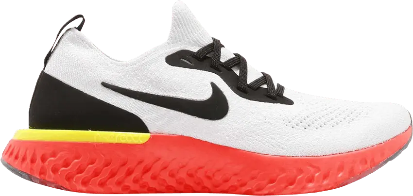  Nike Epic React Flyknit GS &#039;Bright Crimson&#039;