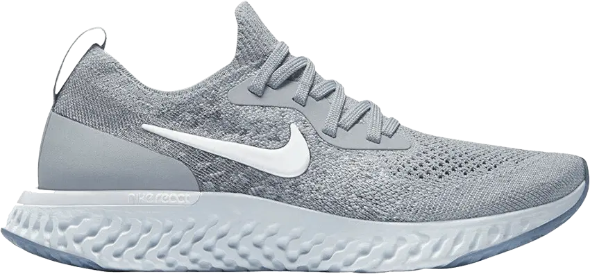  Nike Epic React Flyknit GS &#039;Wolf Grey&#039;