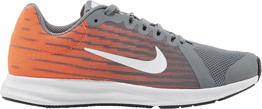  Nike Downshifter 8 GS &#039;Cool Grey Hyper Crimson&#039;