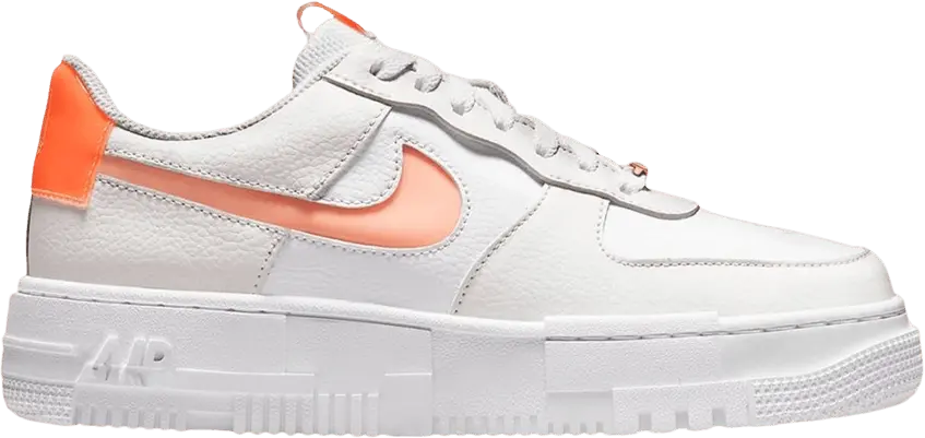  Nike Air Force 1 Pixel White Crimson Tint Atomic Orange