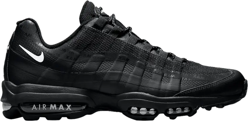  Nike Air Max 95 Ultra &#039;Black White&#039;