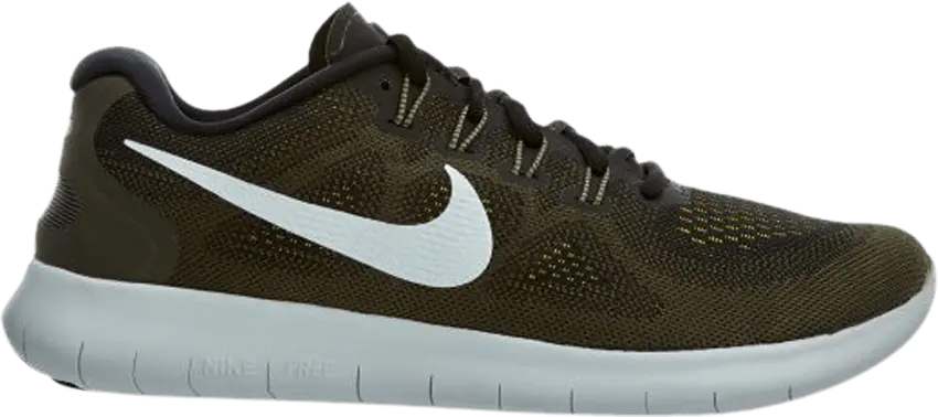  Nike Free RN 2017 Black Off White Cargo Khaki