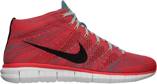  Nike Free Flyknit Chukka Bright Crimson