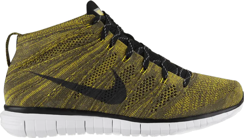 Nike Free Flyknit Chukka Tarp Green Gold