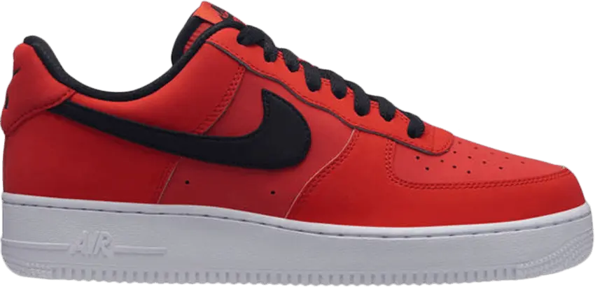  Nike Air Force 1 Low Habanero Red Black White