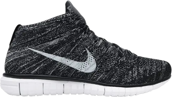  Nike Free Flyknit Chukka Dark Grey Platinum