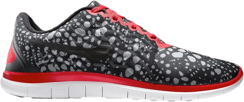  Nike Free 4.0 Print &#039;Black University Red&#039;