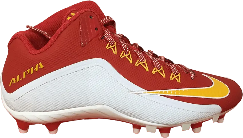  Nike Alpha Pro 2 3/4 Mid TD &#039;Red Gold&#039;