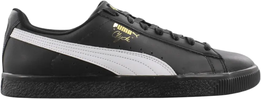  Puma Clyde Core Foil Black White