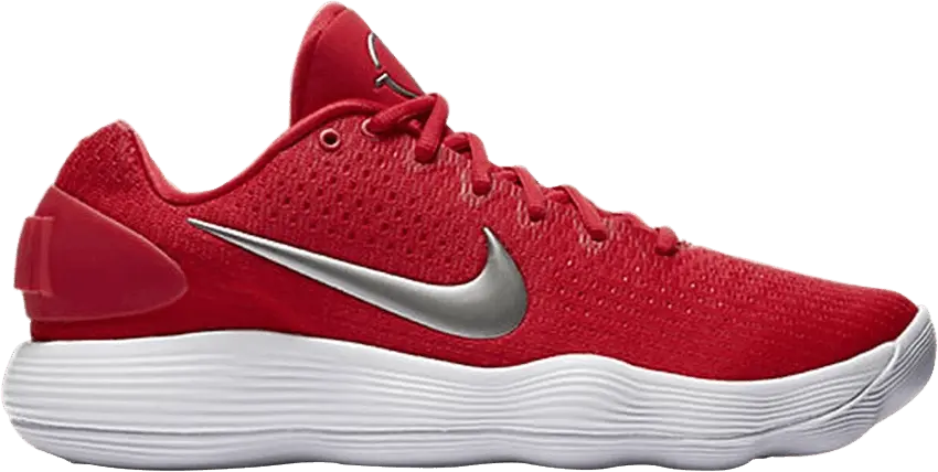  Nike Hyperdunk 2017 Low TB University Red/Metallic Silver