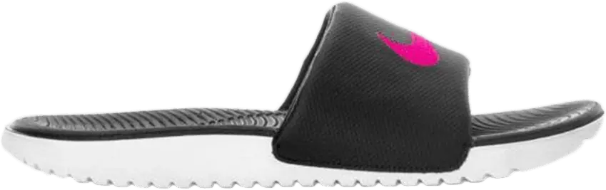  Nike Kawa Slide Black Vivid Pink (Women&#039;s)