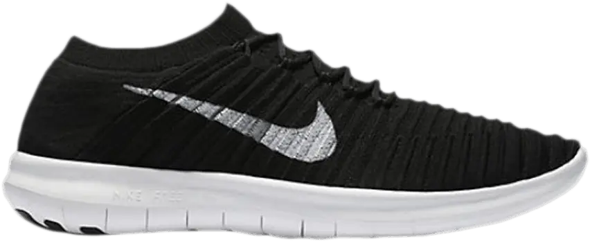  Nike Wmns Free RN Motion Flyknit &#039;Black White&#039;
