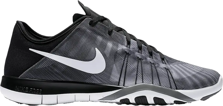  Nike Wmns Free TR 6 Print &#039;Black Cool Grey&#039;