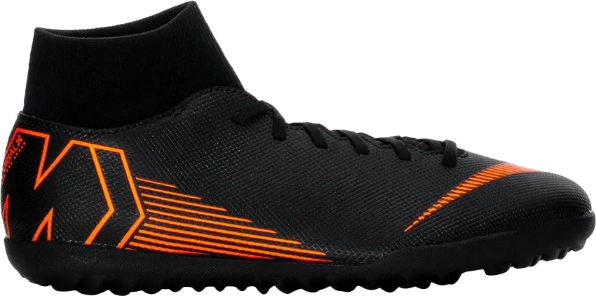  Nike Mercurial SuperflyX 6 Club TF &#039;Black&#039;