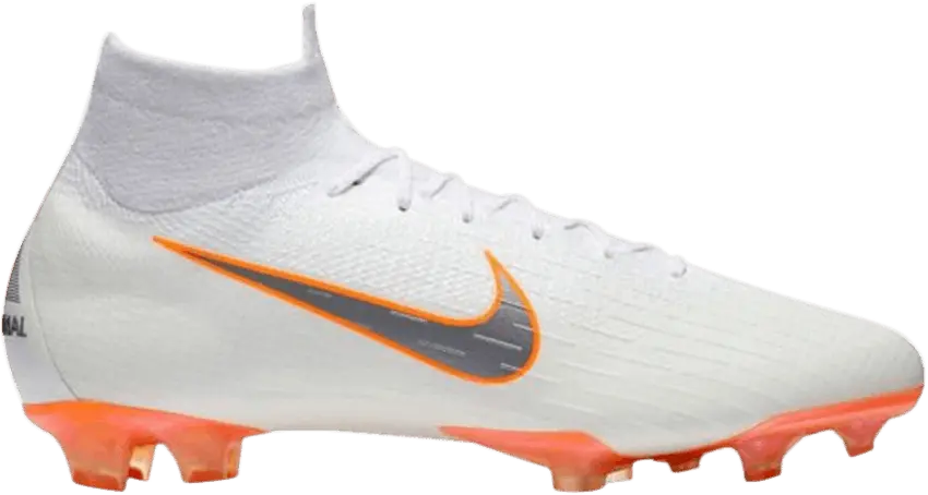  Nike Mercurial Superfly 6 Elite FG White Total Orange