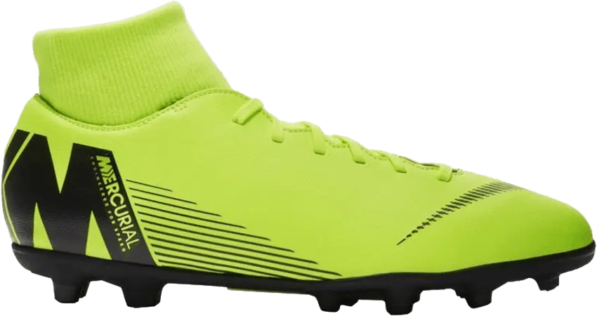  Nike Mercurial Superfly 6 Club FG MG &#039;Volt Black&#039;