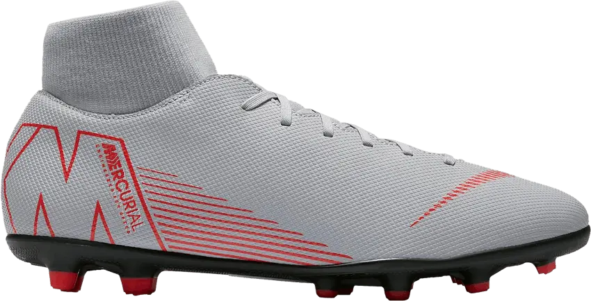  Nike Mercurial Superfly 6 Club FG MG &#039;Wolf Grey Crimson&#039;