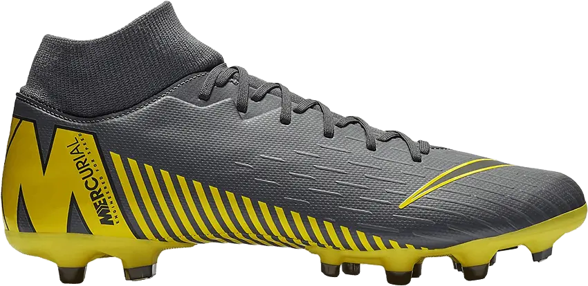  Nike Mercurial Superfly 6 Academy MG &#039;Dark Grey Yellow&#039;