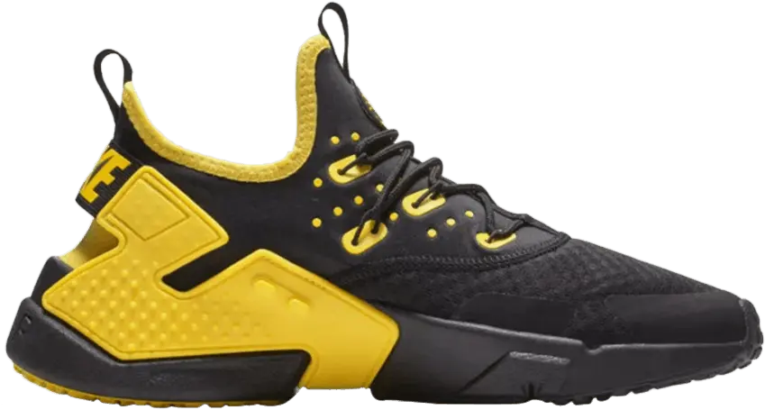 Nike Air Huarache Drift &#039;Black Tour Yellow&#039;