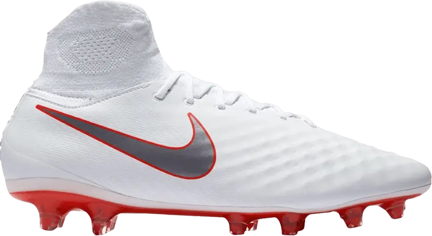  Nike Magista Obra 2 Pro DF FG &#039;White Crimson&#039;