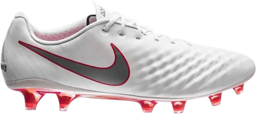  Nike Magista Obra 2 Elite FG ACC &#039;White Grey Red&#039;