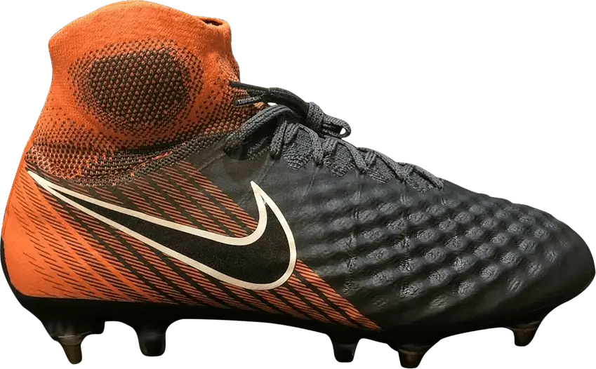  Nike Magista Obra 2 Elite DF SG Pro ACC &#039;Dark Grey Orange&#039;