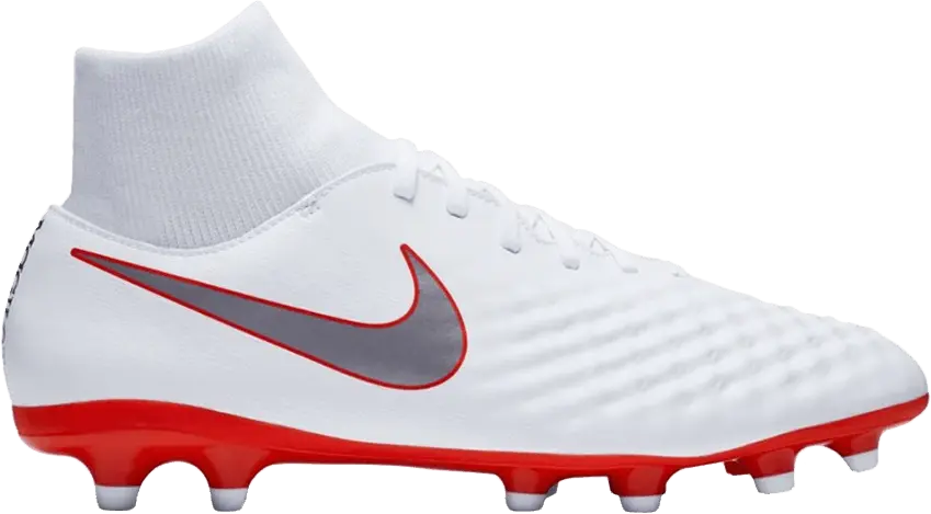  Nike Magista Obra 2 Academy DF FG &#039;White Metallic Cool Grey&#039;