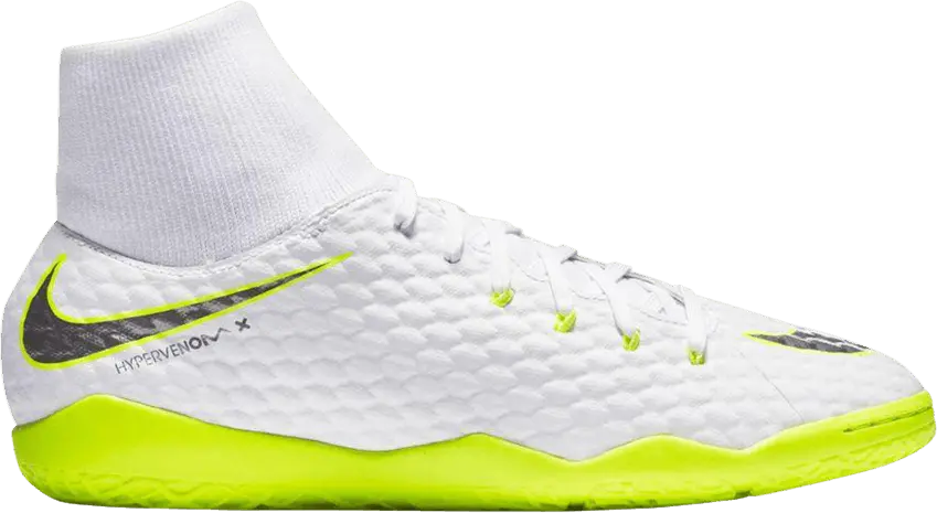  Nike Hypervenom PhantomX 3 Academy DF IC &#039;White Volt&#039;