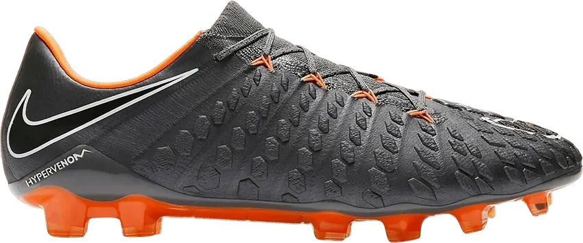  Nike Hypervenom Phantom 3 Elite FG &#039;Dark Grey Total Orange&#039;