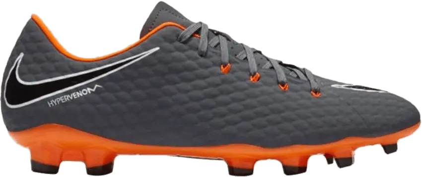  Nike Hypervenom Phantom 3 Academy FG &#039;Dark Grey Orange&#039;