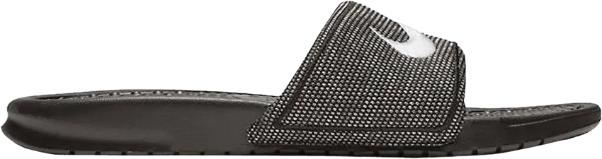  Nike Benassi JDI TXT SE &#039;Black Thunder Grey&#039;