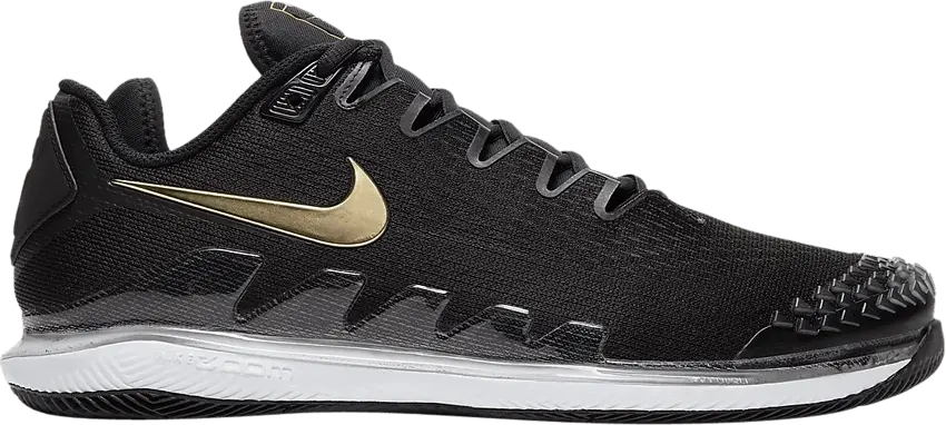  Nike Air Zoom Vapor X Knit &#039;Black Metallic Gold&#039;