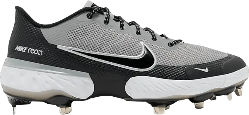  Nike Alpha Huarache Elite 3 Low &#039;Smoke Grey Black&#039;