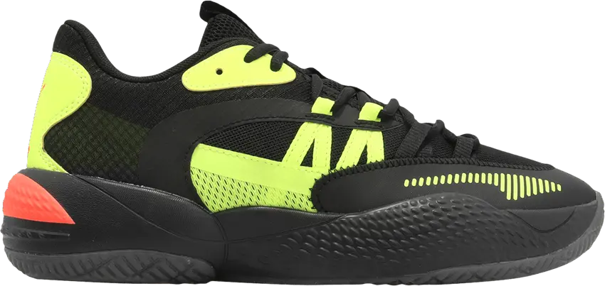 Puma Court Rider 2.0 Glow Stick &#039;Black Lime Squeeze&#039;