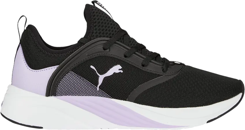  Puma Wmns Softride Ruby &#039;Black Vivid Violet&#039;