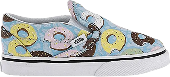  Vans Classic Slip-On Toddler &#039;Late Night - Donuts&#039;