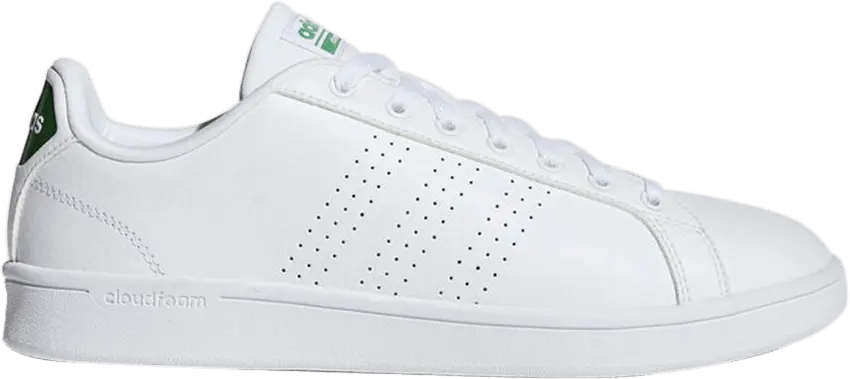  Adidas adidas Cloudfoam Advantage Clean White Green