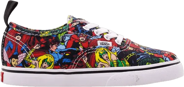  Vans Marvel x Authentic Toddler &#039;Superhero&#039;
