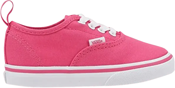  Vans Authentic Elastic Lace Toddler &#039;Hot Pink&#039;