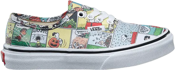  Vans Peanuts x Authentic Toddler &#039;Snoopy Charlie Brown&#039; Sample