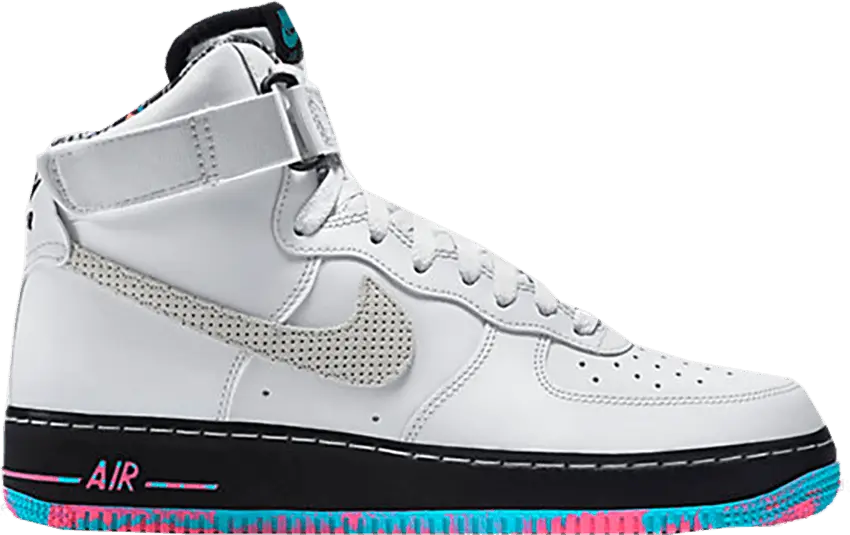  Nike Air Force 1 High Pure Platinum Multi-Color