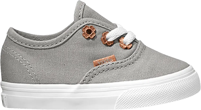  Vans Authentic Toddler &#039;Flower Eyelet - Drizzle&#039;