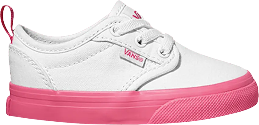  Vans Atwood Slip-On Z Toddler &#039;Pop Outsole - White Pink&#039;